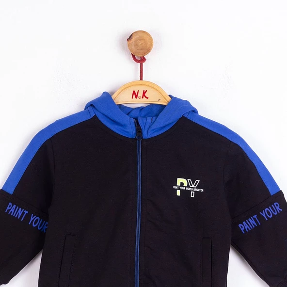 NK KİDS Nm43608 Erkek Bebek Garnili Ferm. Hırka - 4