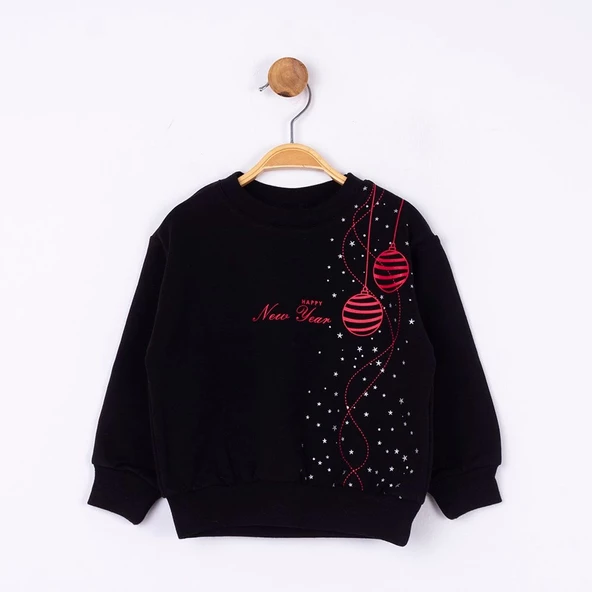 NK-33642 Happy New Year Baskılı Sweat - 7