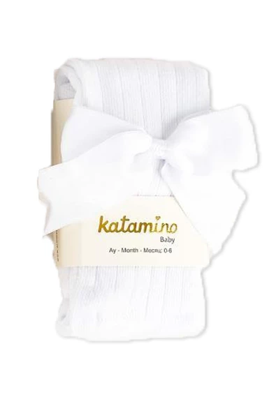 Aramita Aksesuarlı Kız Bebek Külotlu Çorap - 6