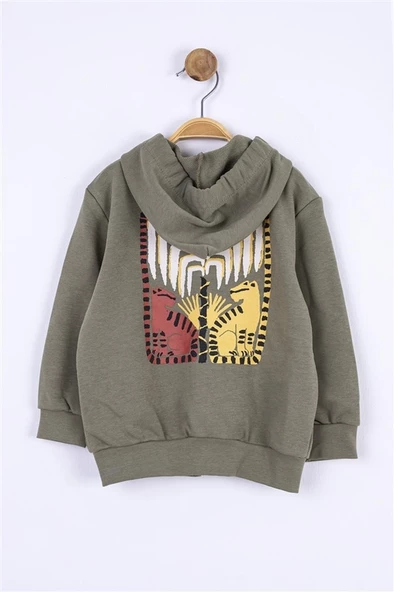 Erkek Bebek Tiger Fermuarlı Hırka - 4