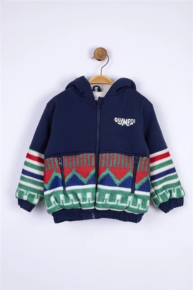 NK KİDS Erkek Bebek Etnik Fermuarlı Hırka - 3