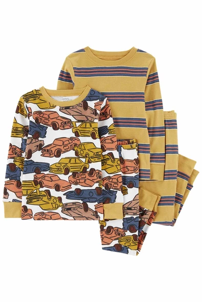 CARTER'S Erkek Bebek 4'lü Pijama Takımı - 7