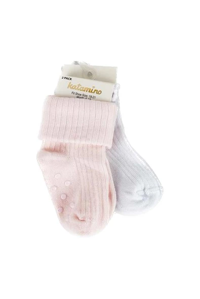 Ginny 2'li Abs'li Kız Bebek Soket Çorap - Resim 11