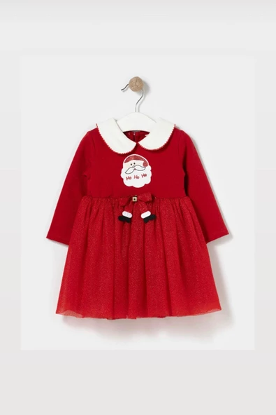 NAME BABY Kids Kız Bebek Yelekli Yılbaşı Elbisesi - 8