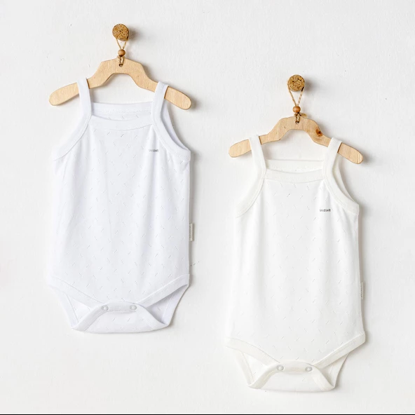Bebek Body 2'li Tank Body Jacquard Basic AC24703 - Resim 2