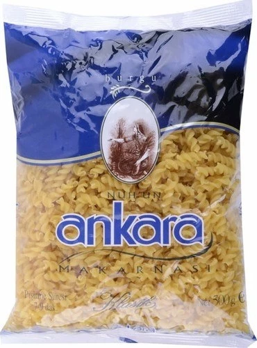 Nuhun Ankara Makarnası Klasik Burgu Makarna 5 x 500 G