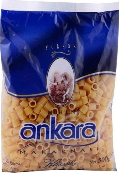 Nuhun Ankara Makarnası Klasik Yüksük Makarna 5 x 500 G