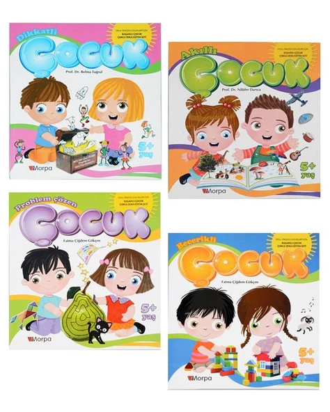 5 Yaş Başarılı Çocuk Çoklu Zeka Eğitim Seti Morpa Yayınları