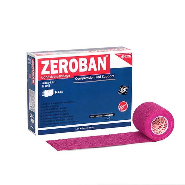 Zeroban 5 cm x 4,5 m Pink - 3