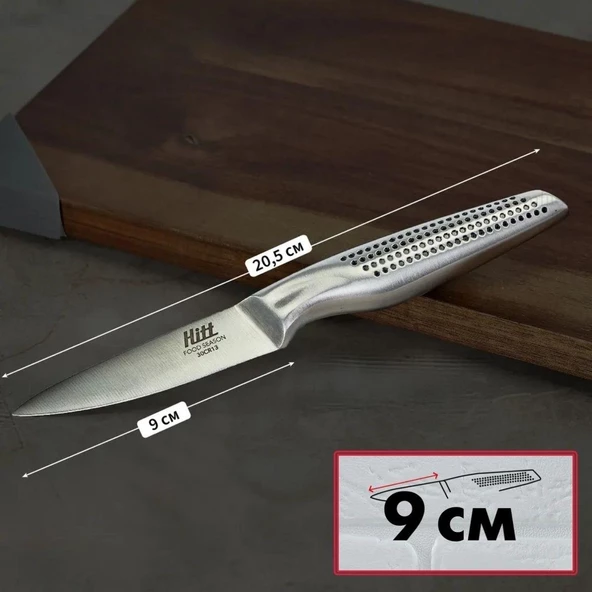 BUFFER® 9 cm Paslanmaz Çelik Ultra Keskin Mutfak Şef Bıçağı - 3