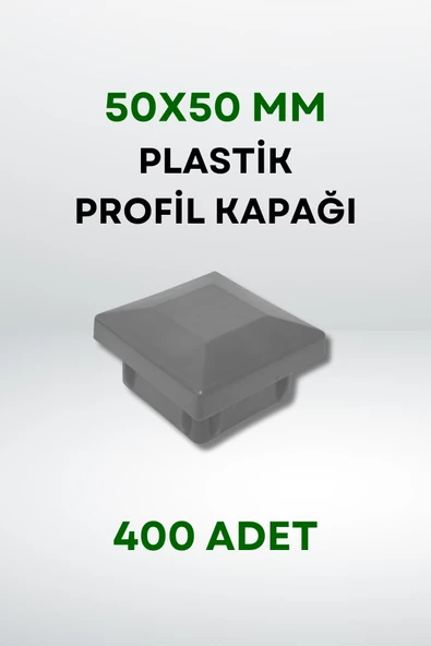 Plastik Profil Kapağı 50x50 MM (400 Adet) - 3