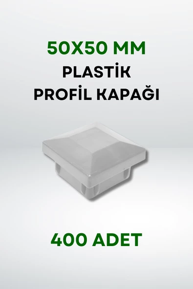 Plastik Profil Kapağı 50x50 MM (400 Adet) - 5