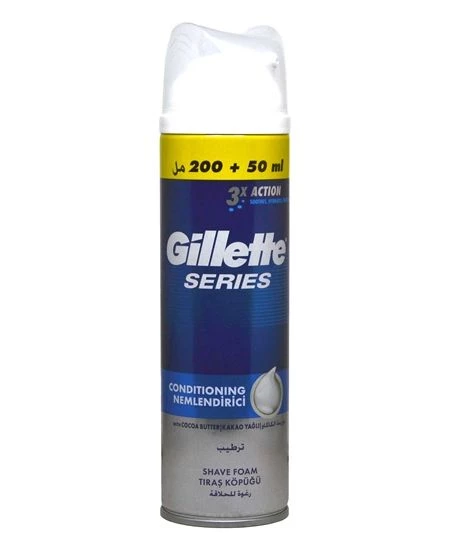 GILLETTE TIRAŞ KÖPÜK 250ML NEMLENDİRİCİ