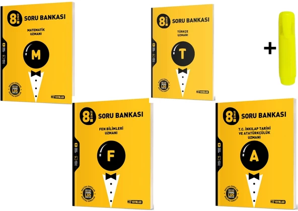 Hız Yayınları 8. Sınıf Matematik Fen Türkçe İnkılap Uzmanı Soru Bankası Seti