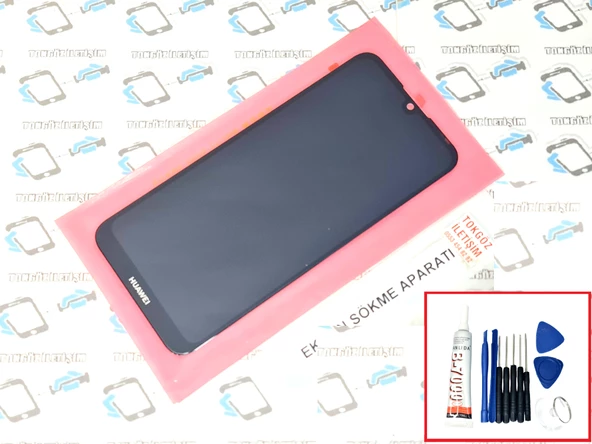 Huawei Y6 2019 Lcd Ekran Dokunmatik (ORJİNAL)  B-7000 + TAMİR SETİ