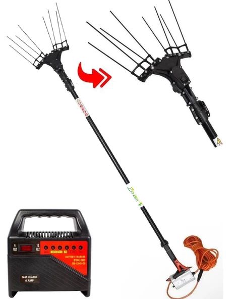 Elia Sensörlü Zeytin Hasat Makinası + Akü Şarj Cihazı - 5