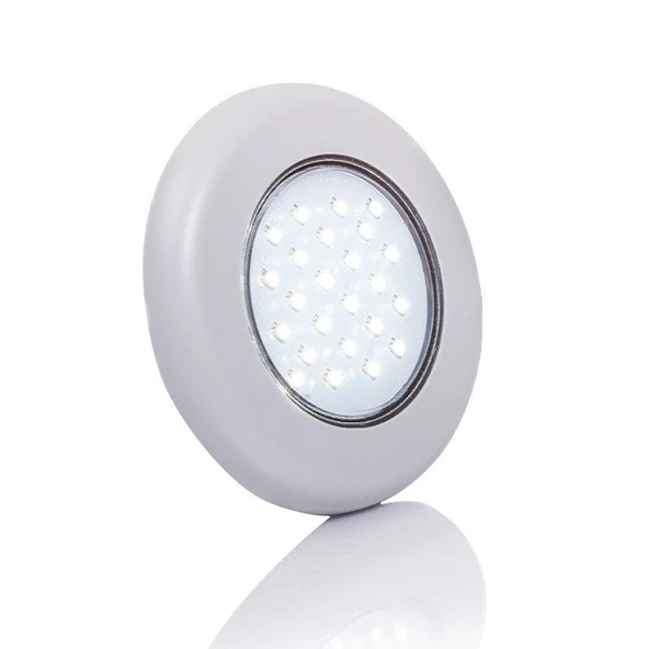 Sanel Spot Yüzey 24 Led Lamba Su Geçirmez 12V Beyaz STCS12W24 - 2