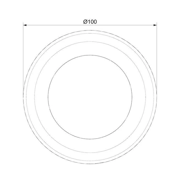 Sanel Spot Yüzey 24 Led Lamba Su Geçirmez 12V Beyaz STCS12W24 - 4