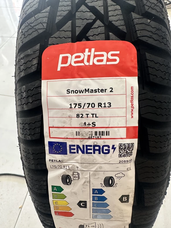 Petlas 175/70R13 SNOW MASTER 2 kış lastiği 2024