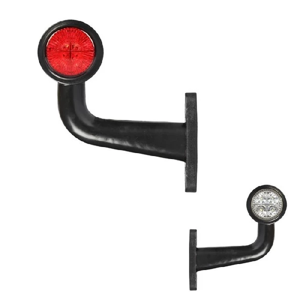 Orta Eğri Lamba 8 Led'Li 160Mm 24V Beyaz - Kırmızı - FR0115-WR ürün görseli 1