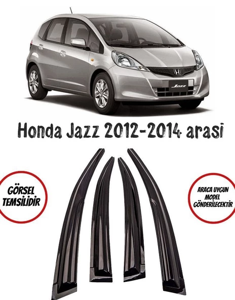 Honda Jazz 2012-2014 Arası Cam Rüzgarlığı 4-lü