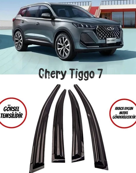 Chery Tiggo 7 Cam Rüzgarlığı 4-lü Takım