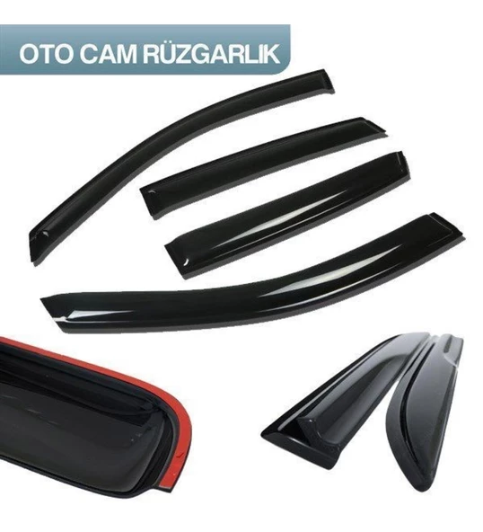 Chery Tiggo 7 Cam Rüzgarlığı 4-lü Takım - 2