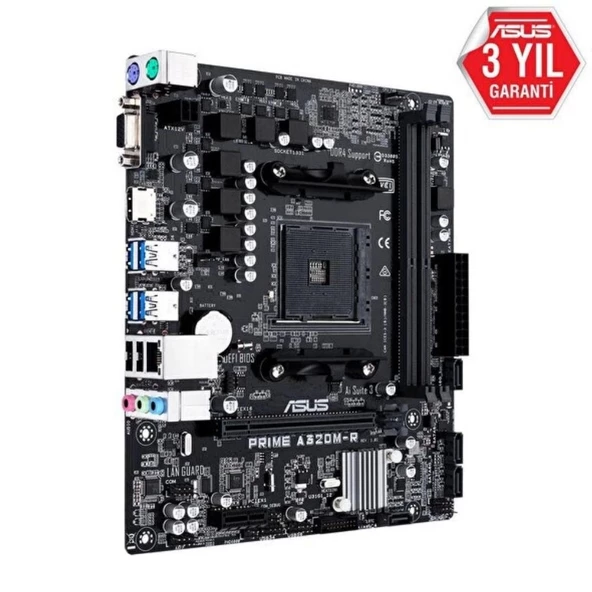 Asus Prime A320M-R-SI mATX DDR4 AM4 Anakart - Resim 1