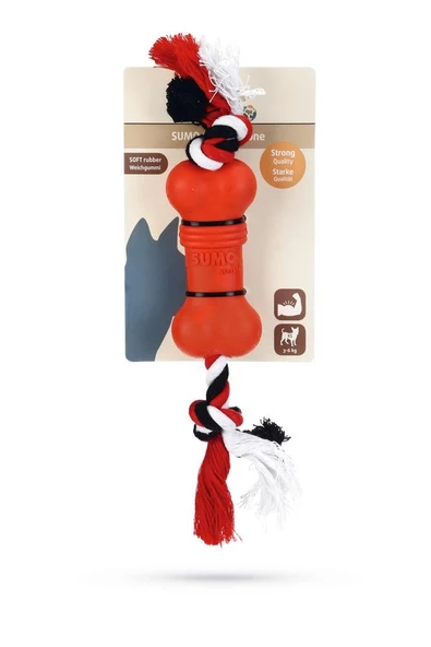 Beeztees Sumo Mını Dental Oyuncak Kırmızı 20x6x9