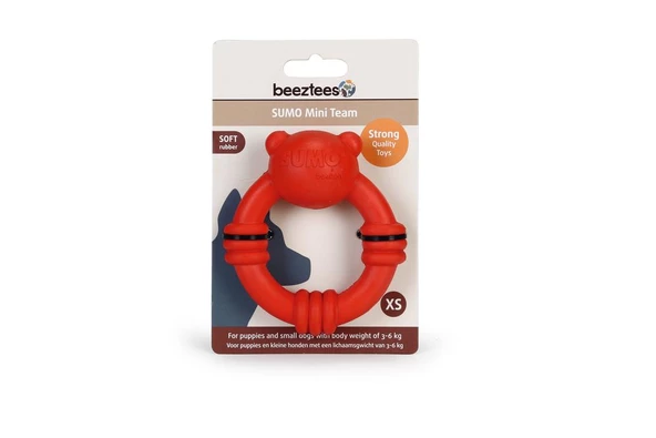 Beeztees Sumo Mını Dental Oyuncak Kırmızı 9,5x10, Cm