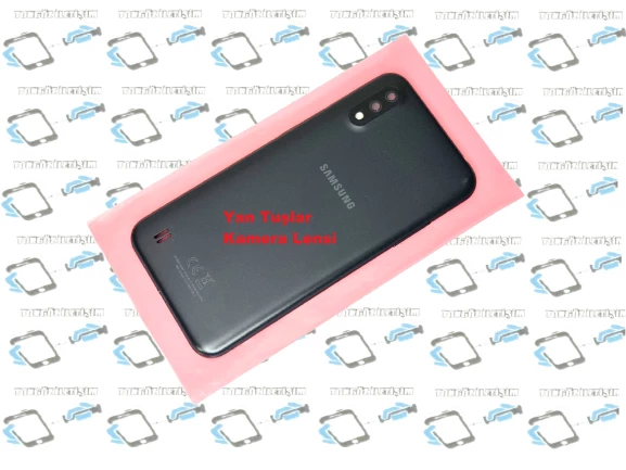 Samsung Galaxy A01 Kasa Arka Pil Batarya Kapağı SİYAH