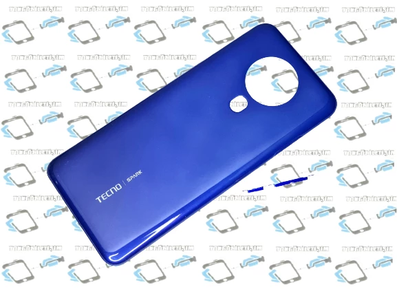 Tecno Spark 6 (KE7) KASA Arka Pil Batarya Kapağı MAVİ