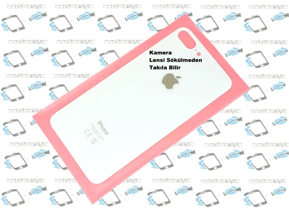 İphone 8 PLUS Arka Pil Batarya Kapağı (CAM) Beyaz ürün görseli 1