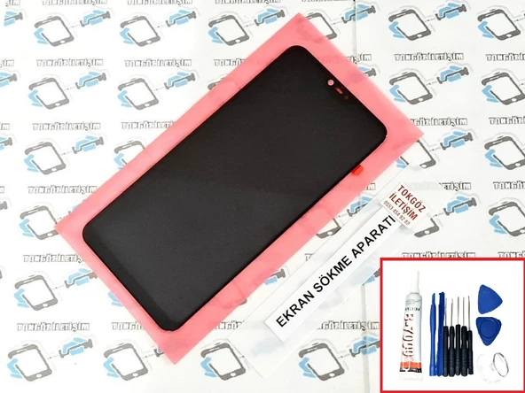 Xiaomi Mi 8 Lite Lcd Ekran Dokunmatik (SERVİS ORJİNALI)  B-7000 + TAMİR SETİ