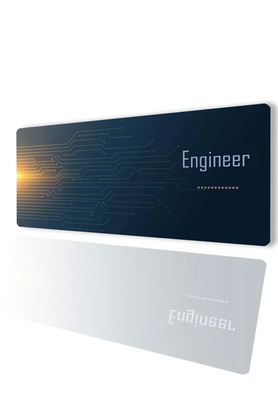 SonicTouch UltraGrand Kişiye, İsme Özel Engineer Xxl Mühendis Klavye Mouse Pad 40x90Cm