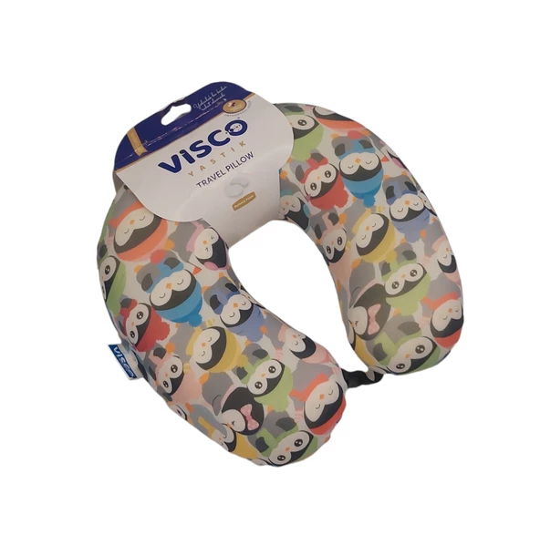 Visco Seyehat Yastığı - penguenler - Resim 2