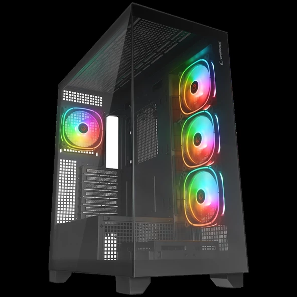 Rampage HYDRA V1 BLACK Type-C+USB3.0+USB2.0 E-ATX Exclusive Gaming Kasa