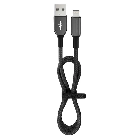 pilelistore 12 Watt 2.4A Usb-A To Lightning 1.2M Hızlı Şarj Kablosu Siyah FC35