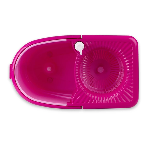 FLORA TRENDY TEKERLEKLİ ÇEKMELİ TEMİZLİK SETİ F369 - 2