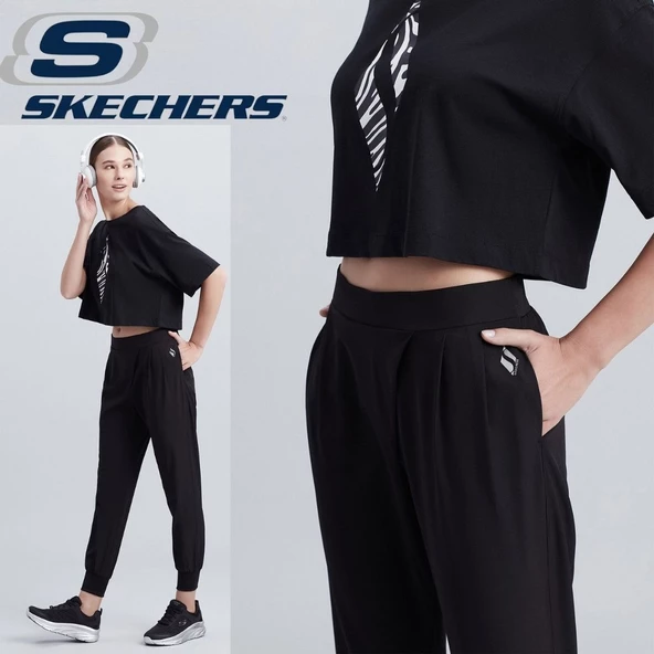 Skechers W Micro Coll Daily Jogger Pant S211078-506 Kadın Günlük Eşofman Altı