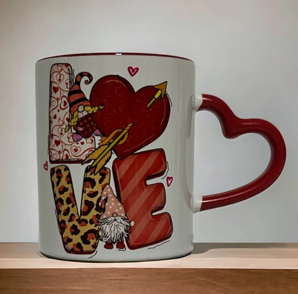 Sevgililer gününe özel hediye,kupa,love kupa,baskılı kupa,bardak