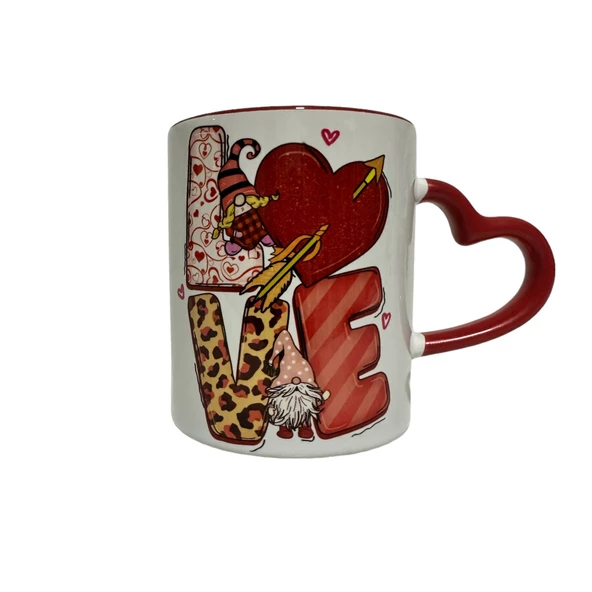 Sevgililer gününe özel hediye,kupa,love kupa,baskılı kupa,bardak - 2