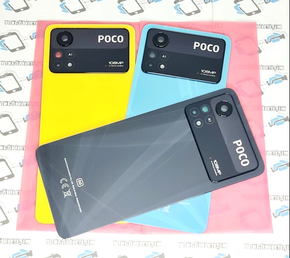 Xiaomi Poco X4 PRO Arka Pil Kapağı Full Orijinal (Tkz) - 4