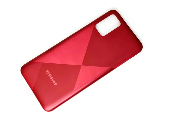 Samsung Galaxy A02S kasa Arka Pil Batarya Kapağı KIRMIZI - 2