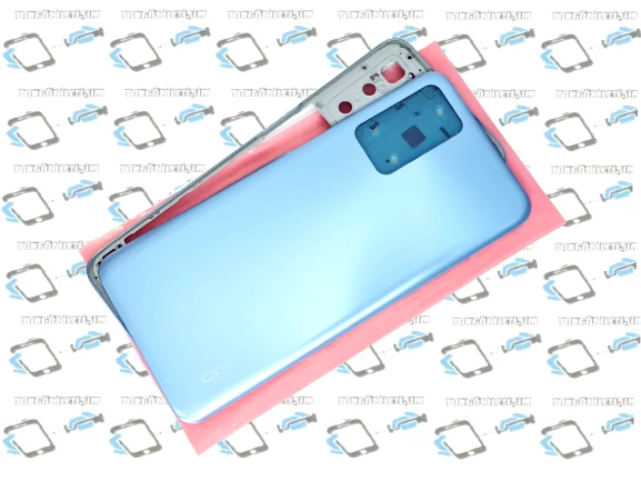 Oppo A16 kasa Arka Pil Batarya Kapağı MAVİ