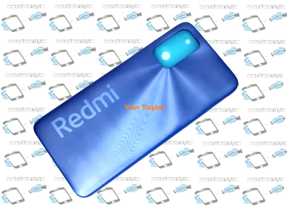 Tkgz Xiaomi Redmi 9T Kasa Arka Pil Batarya Kapağı MAVİ