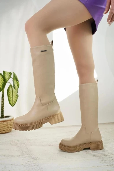 Pierre Cardin PC-52443 Günlük Kadın Uzun Çizme Bot - 6