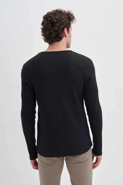Cazador WAFFLE SWEAT ERKEK 5164 SIYAH - 3