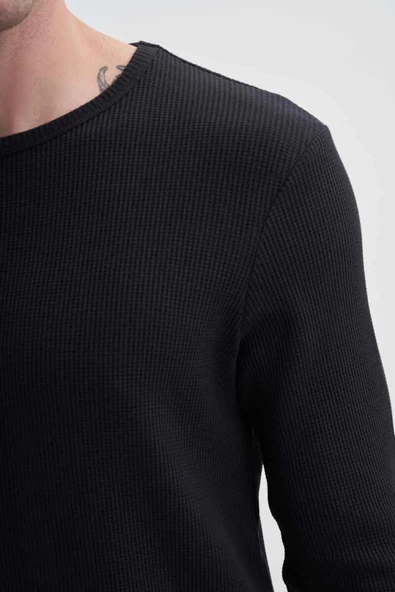 Cazador WAFFLE SWEAT ERKEK 5164 SIYAH - 4