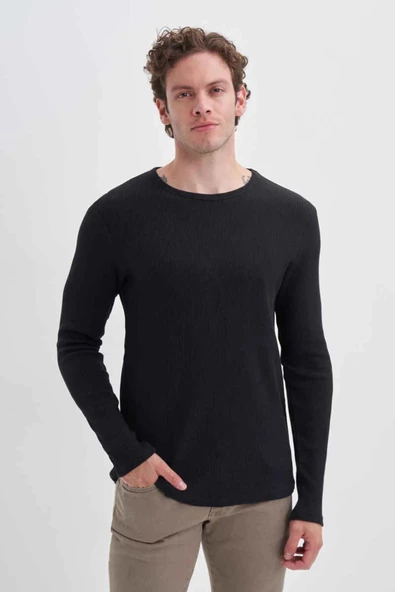 Cazador WAFFLE SWEAT ERKEK 5164 SIYAH - 2
